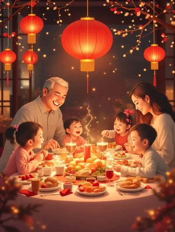 团聚的除夕
